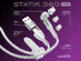 Statik 360 Pro 100W Universal Magnetic Charge Cable (6ft/White)