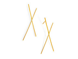 Long Chopstick Earrings (18K Gold Vermeil)