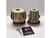 Satnam Golden Finish Bayan Hand Crafted Professional Tabla Drum Set - Copper (Used, Damaged Retail Box)