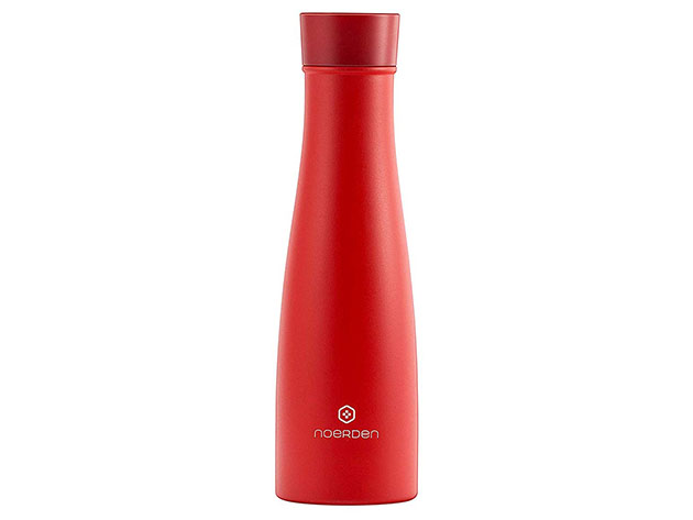 LIZ: The Smart Self-Cleaning Bottle with UV Sterilization (Red)