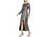 Julia Jordan Women's Liquid Metal Maxi Dress Gray Size 6