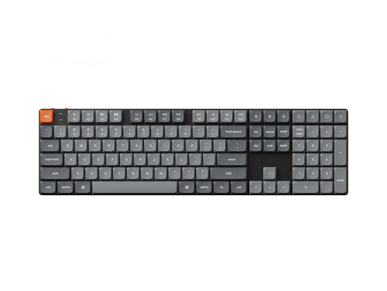 Keychron K5 Max Wireless Mechanical Keyboard (White Backlight/Brown Switches)