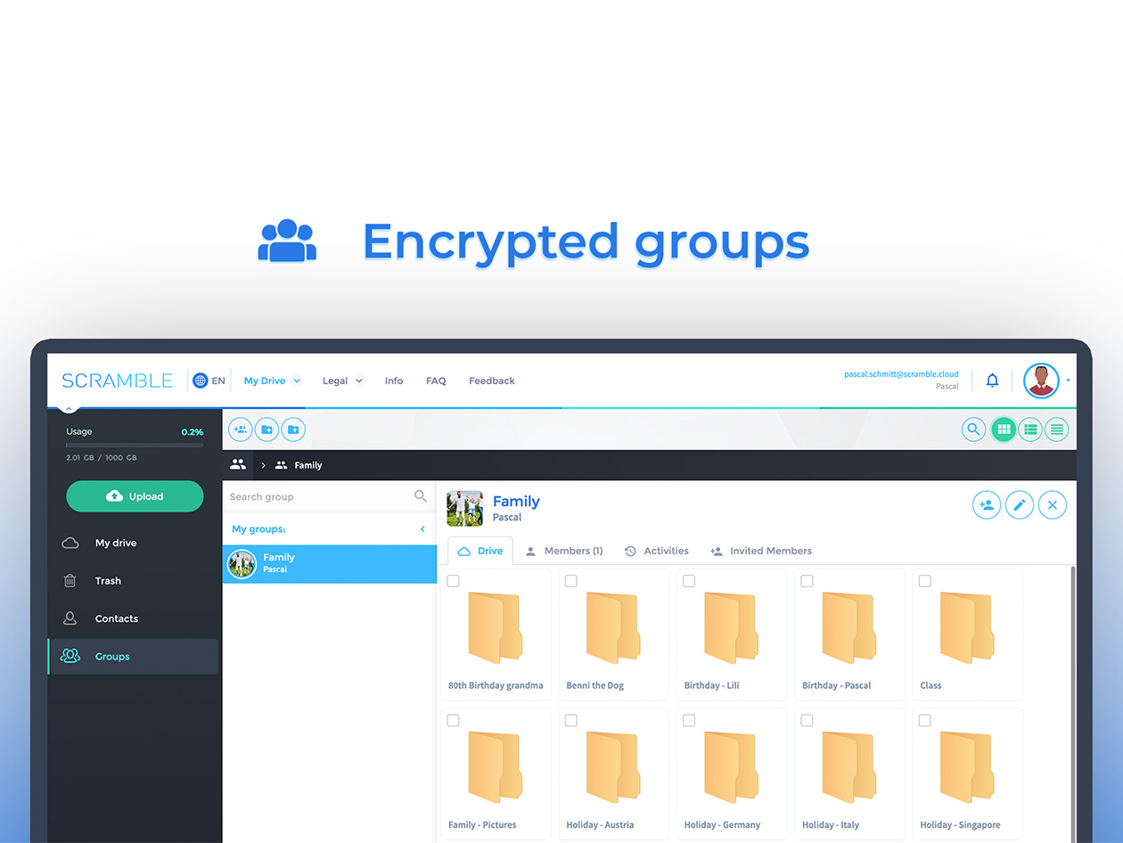Scramble Cloud Storage: Lifetime Subscription (2TB)