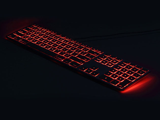 Matias RGB Backlit Wired Aluminum Keyboard