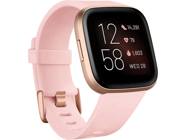 Fitbit Versa 2 Health and Fitness Smartwatch - Copper Rose