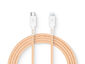 VIBRANCE Connect USB-C to Lightning Cable Orange
