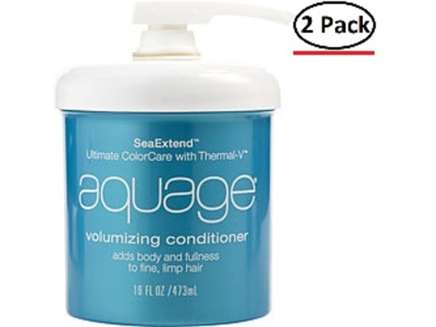 Aquage By Aquage Sea Extend Volumizing Conditioner For Fine Hair 16 Oz For Unisex (Package Of 2)