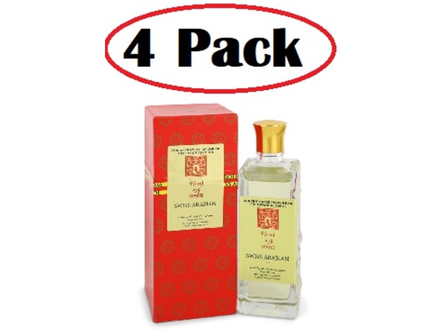 4 Pack of Swiss Arabian Ward  by Swiss Arabian Concentrated Perfume Oil Free From Alcohol 3.21 oz