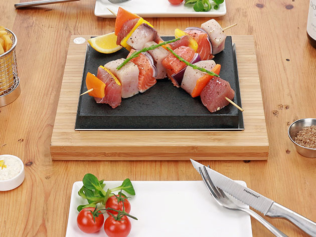 SteakStones® Sizzling Steak Plate Set