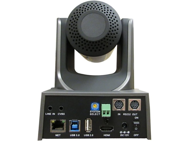 PTZOptics 12x-USB Gen2 Full HD Broadcast and Conference Indoor PTZ Camera - Gray (Like New, Open Retail Box)