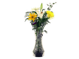 Bloomers Plastic Foldable Reusable Vase: 6-Pack