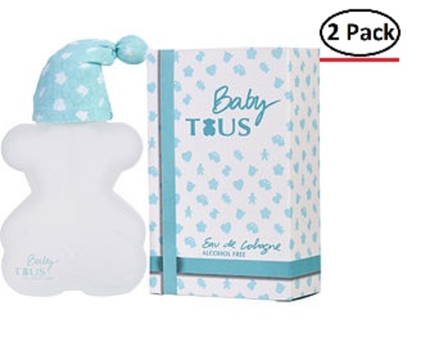 Tous Baby By Tous Eau De Cologne Spray Alcohol Free 3.4 Oz For Unisex (Package Of 2)