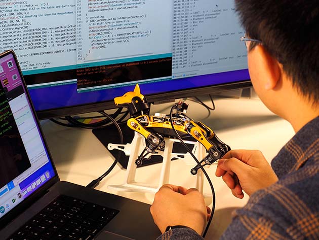 Petoi Bittle: Palm-Sized Robot Dog for STEM & Fun! (Pre-Assembled Kit)