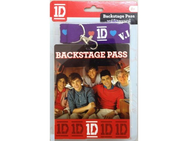 Backstage Pass Lanyard Necklace by One Direction