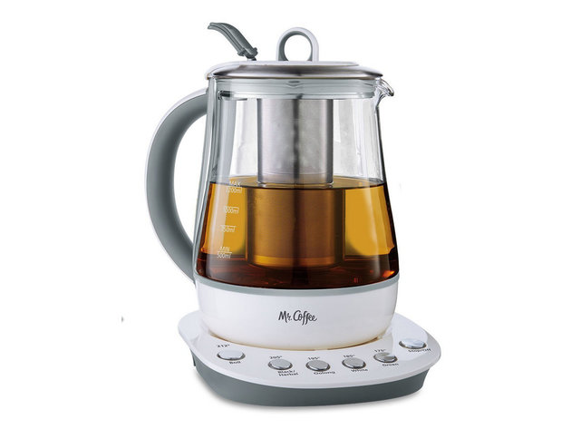 Coffee BVMC-HTK100 L Hot Tea Maker and Kettle White White  StackSocial