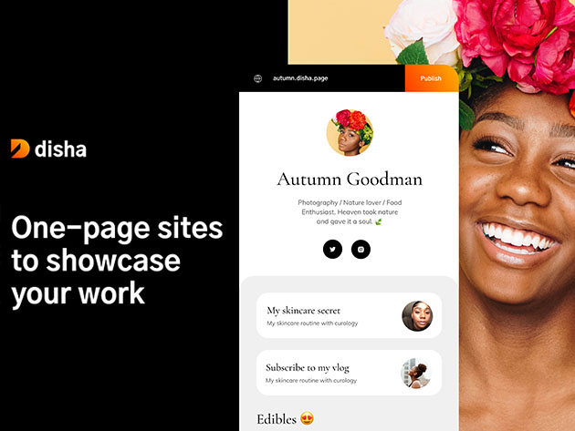 Disha Pages Site Builder: Lifetime Subscription