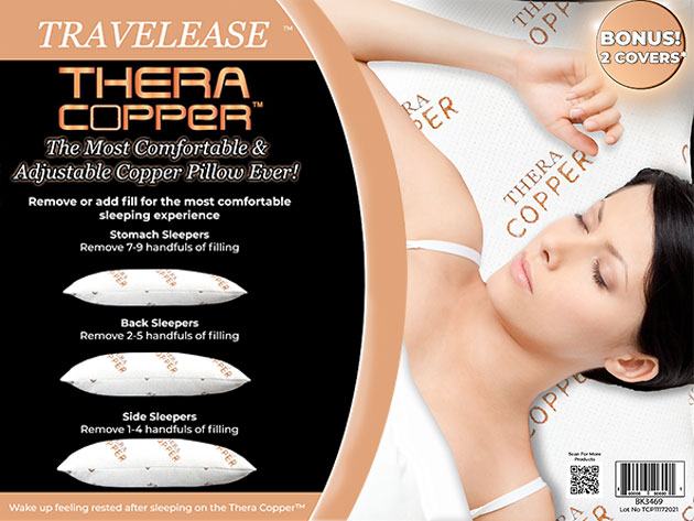 Dr. Pillow Thera Copper Adjustable Pillow