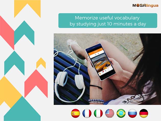 MosaLingua Premium (Language Learning): One Year Subscription