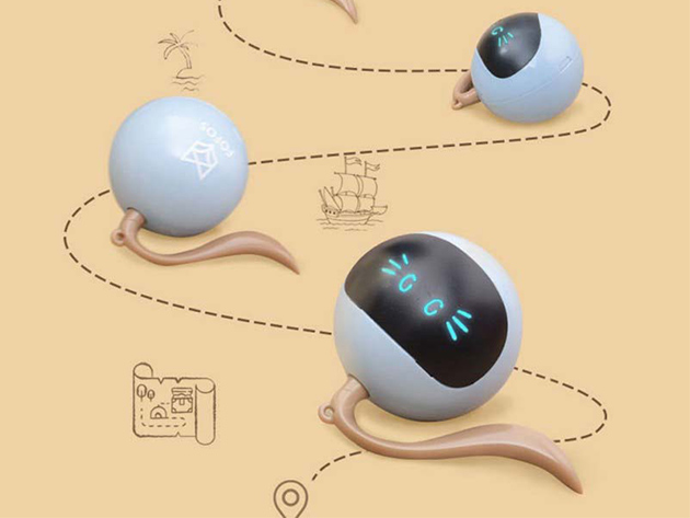 Smart & Interactive Self-Rotating Ball Cat Teaser