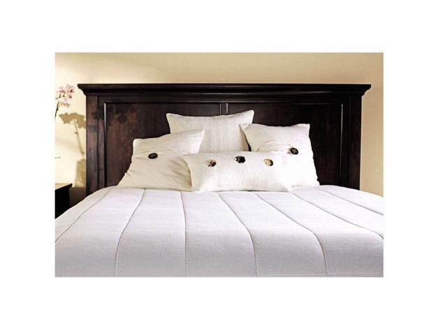 Sunbeam M1P Quilted Electric Heated Warming Mattress Pad White K016 - White