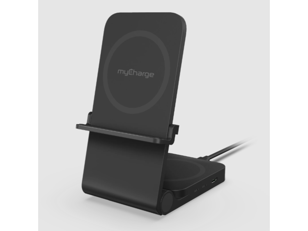 MyCharge True Universal™ 3-in-1 Wireless Charging Stand CDS165KG-A (Open Box)