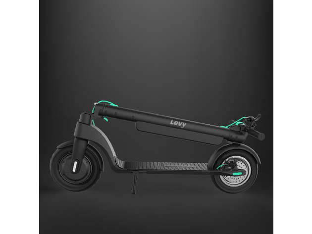 Levy Plus Electric Scooter - Red / 8.5" Tubeless Tires / 12.8aH Battery