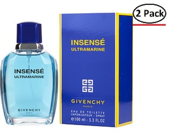 INSENSE ULTRAMARINE by Givenchy EDT SPRAY 3.4 OZ for MEN ---(Package Of 2)
