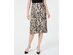 Kasper Women's Petite Animal-Print A-Line Skirt Brown Size X-Large