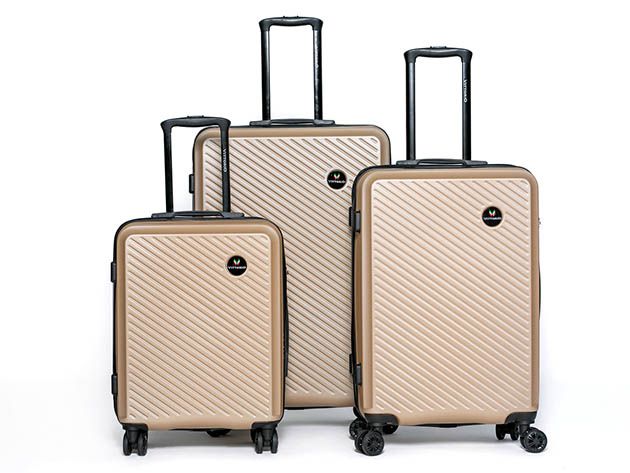 Vittorio Passo 3-Piece Luggage Set (Gold)