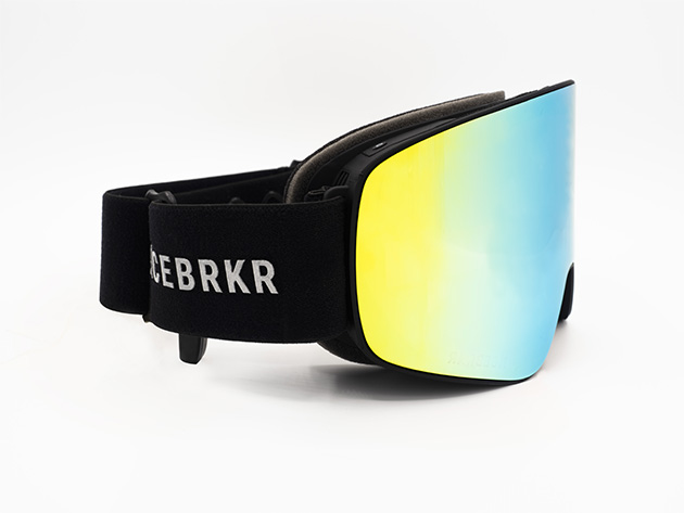 IceBRKR Bone Conduction REVO Ski Glasses (Yellow/Green)