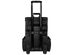 SHANY Large Travel Makeup Trolley Storage Case - Rolling Cosmetics Case with Detachable Sections and Multiple Compartments - BLACK