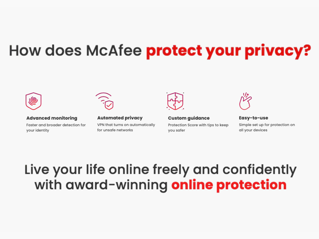 McAfee Total Protection 5-Device: 1-Year Subscription