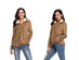 Half-Zip Brown Fleece Pullover (XL)