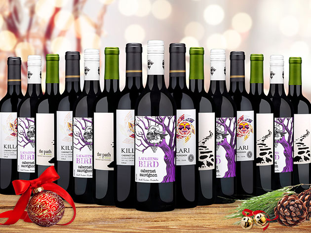 Have 15 Bottles of Wine Delivered to You for Less Than $8 Each — Perfect for Last Minute Gifting!
