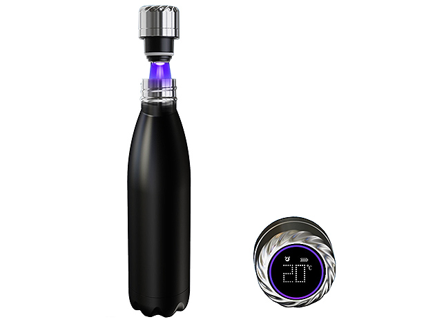 GEN X UV Light Safe & Smart Water Bottle (Black) | Black Enterprise