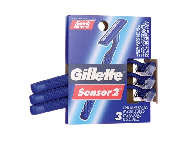 Gillette Sensor2 Men's Disposable Razor - 3 Pack