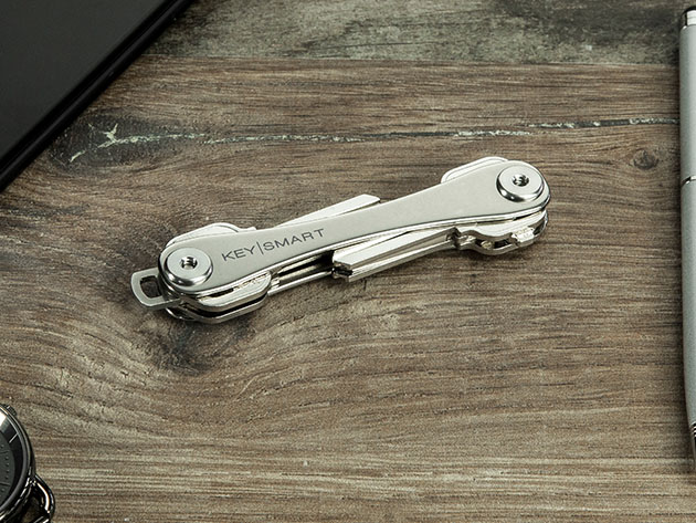 KeySmart® Original Compact 8-Key Holder (Titanium)