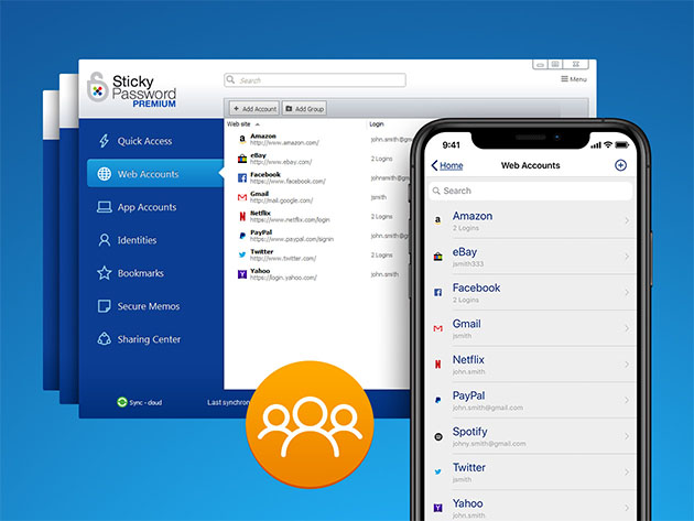 Sticky Password Premium: 3-Yr Subscription - 3 Users