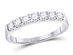 1/2 Carat (ctw H-I, I1-I2) Diamond Wedding Band in 14K White Gold - 8