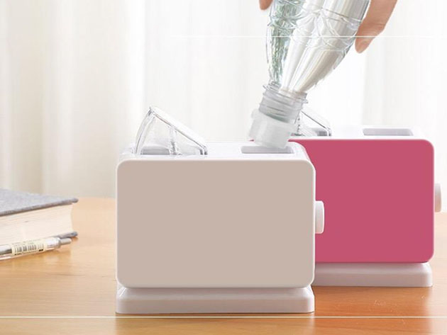 Whisper Lite Bottle Humidifier (Pink)