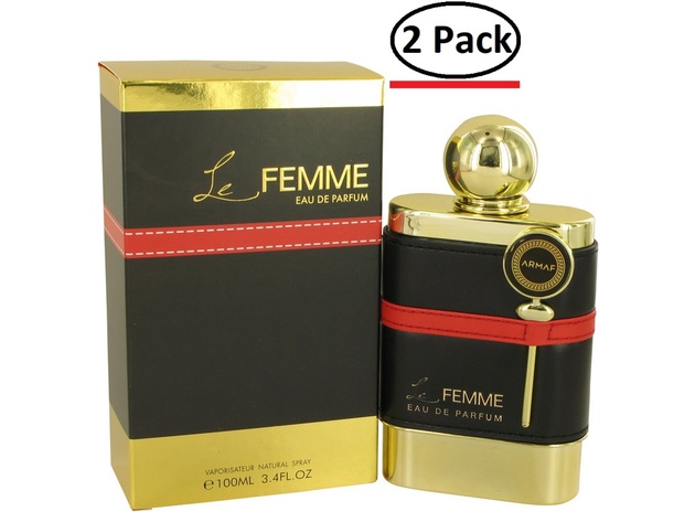 Armaf Le Femme by Armaf Eau De Parfum Spray 3.4 oz for Women (Package of 2)