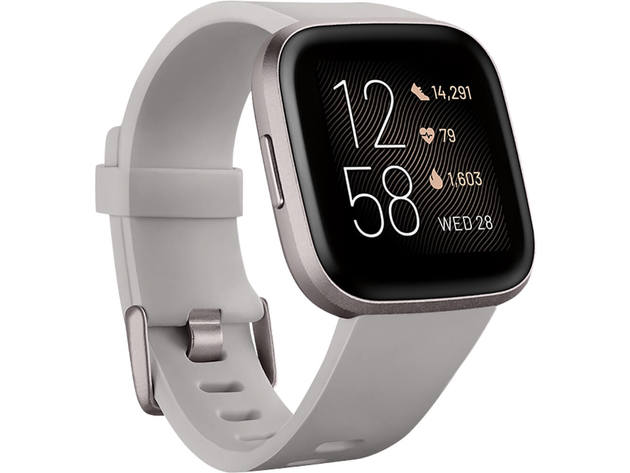 Fitbit Versa 2 Health and Fitness Smartwatch - Stone