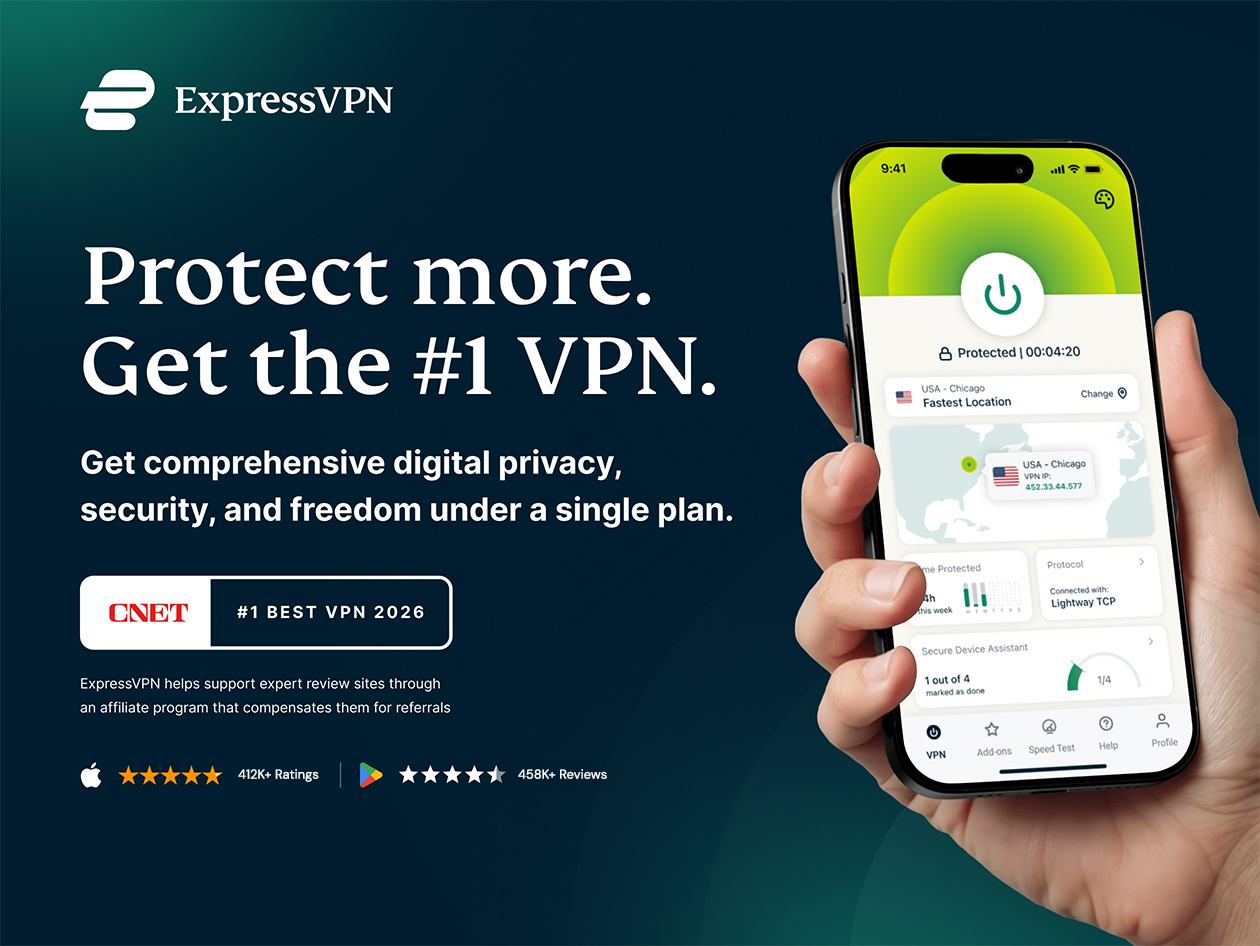 ExpressVPN Plan: 1-Year Subscription
