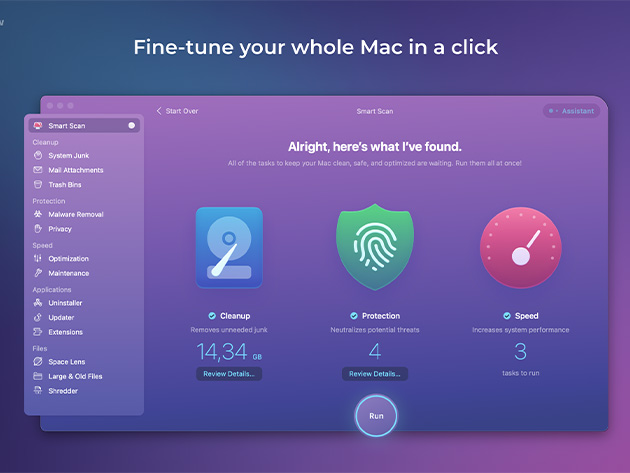 CleanMyMac X: One-Time Purchase (5 Macs)