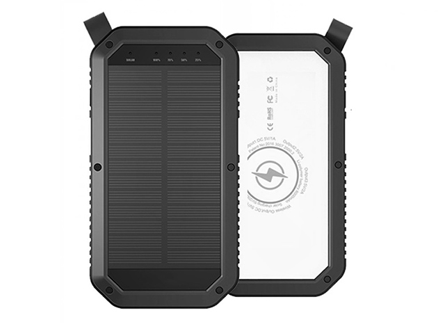 Sun Chaser Mini 10,000mAh Solar-Powered Wireless Phone Charger