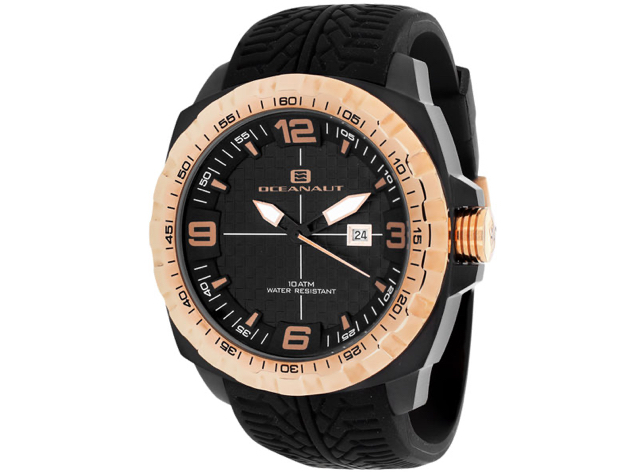 Oceanaut Men's Racer Black Dial Watch - OC1111