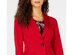 Kasper Women's One-Button Shawl Collar Blazer Red Size 18