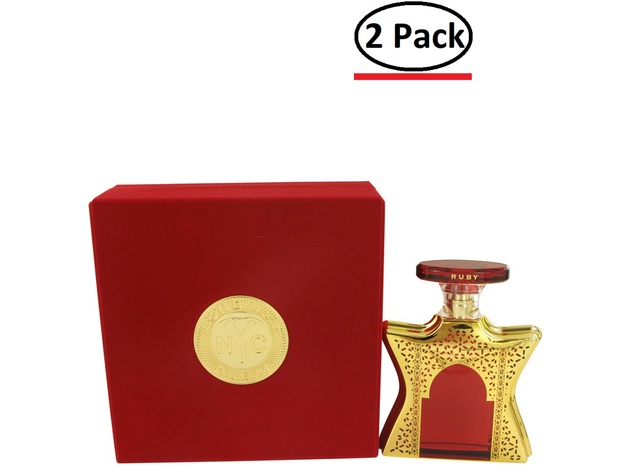 Bond No. 9 Dubai Ruby by Bond No. 9 Eau De Parfum Spray 3.3 oz for Women (Package of 2)