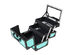 SHANY Mini Makeup Train Case With Mirror - TURQUOISE