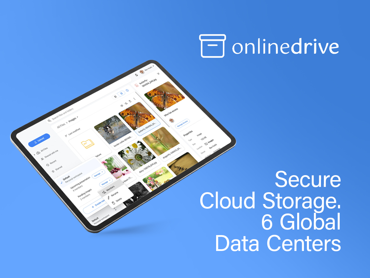 OnlineDrive Cloud Storage: Lifetime Subscription (Business Plan/2TB)